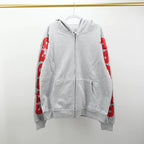 Sp5Der Mx555 Zip Hoodie Heather Grey