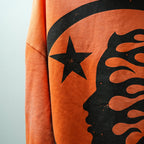Hellstar Fire Orange Hoodie Orange Dye