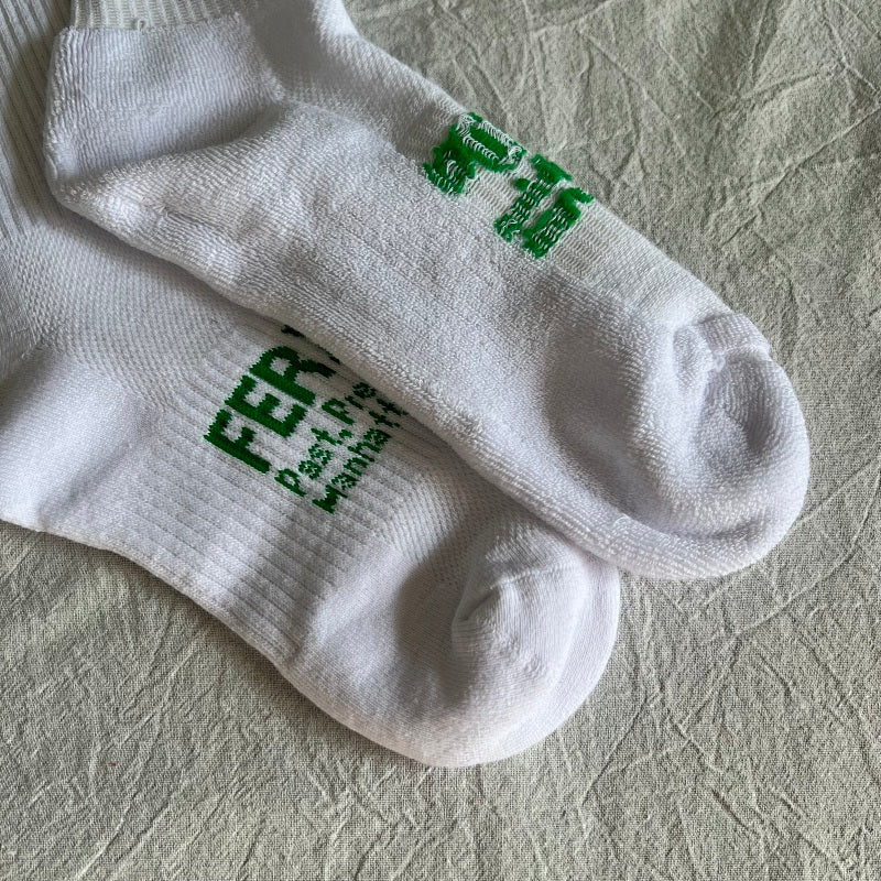 Premium Socks - White/Green
