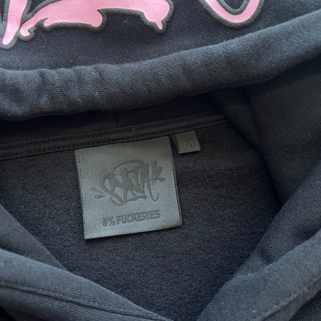 Hoodie Set Black Pink