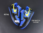 Nike Air Force 1 Low - Black/Hyper Blue/Yellow