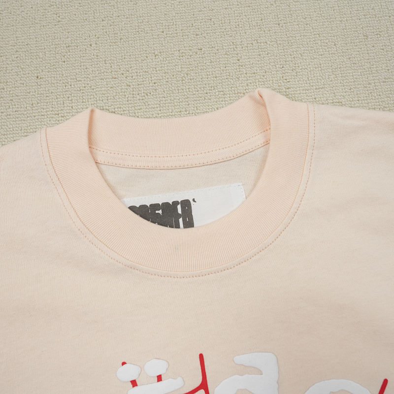 Sp5Der Legacy Logo Heavyweight Tee Cream