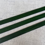 Crocodile-Embossed Belt - Green