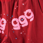 Sp5Der Worldwide Red Angel Number 555 Sweatpants