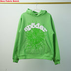 Sp5Der Web Hoodie Slime Green