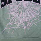 Sp5der Varsity Web Crewneck Heather Grey