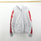 Sp5Der Mx555 Zip Hoodie Heather Grey