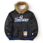 Supreme Basketball Fur-Trim Hooded Bomber Jacket
