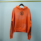 Hellstar Fire Orange Hoodie Orange Dye