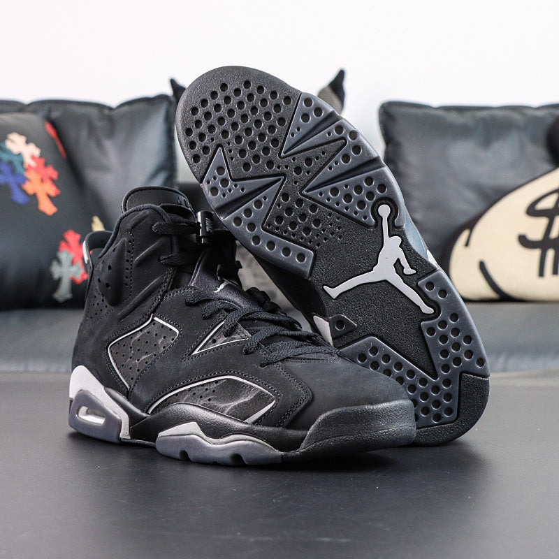 Nike Air Jordan 6 Retro - Black/Metallic Silver