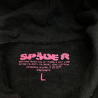 Sp5der P*NK Hoodie Black