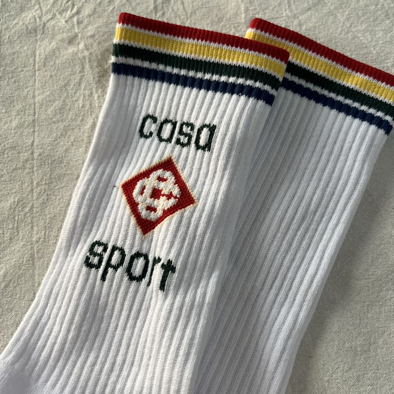 Casa Sport Striped Crew Socks