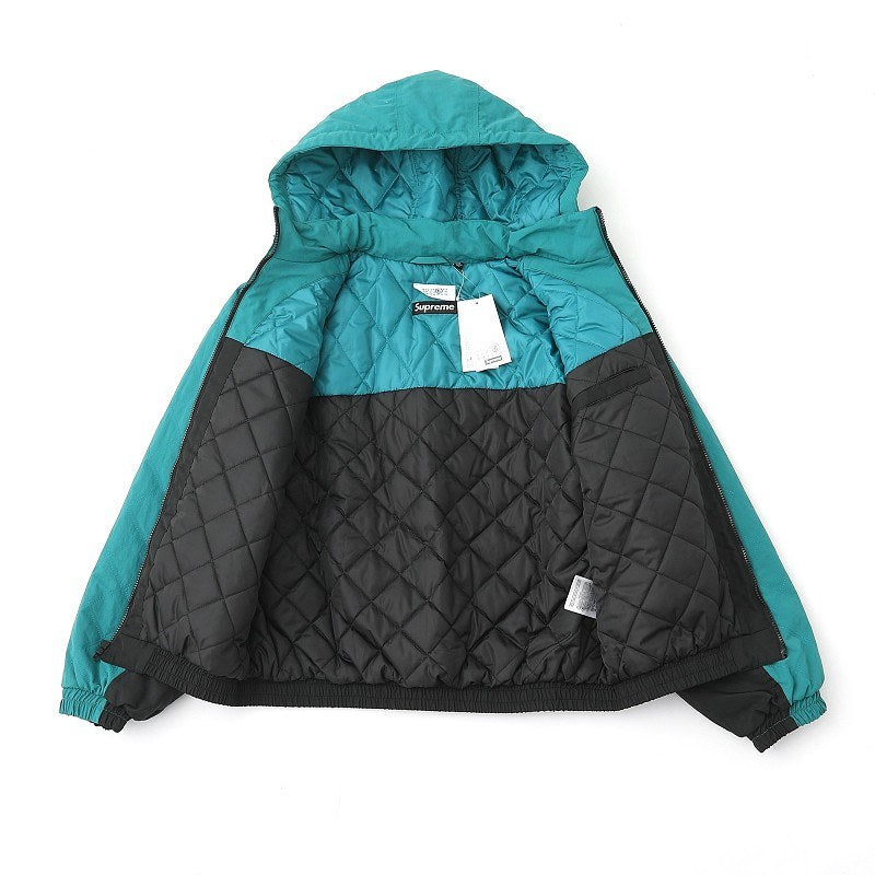 Supreme Football Graphic Colorblock Hooded Windbreaker