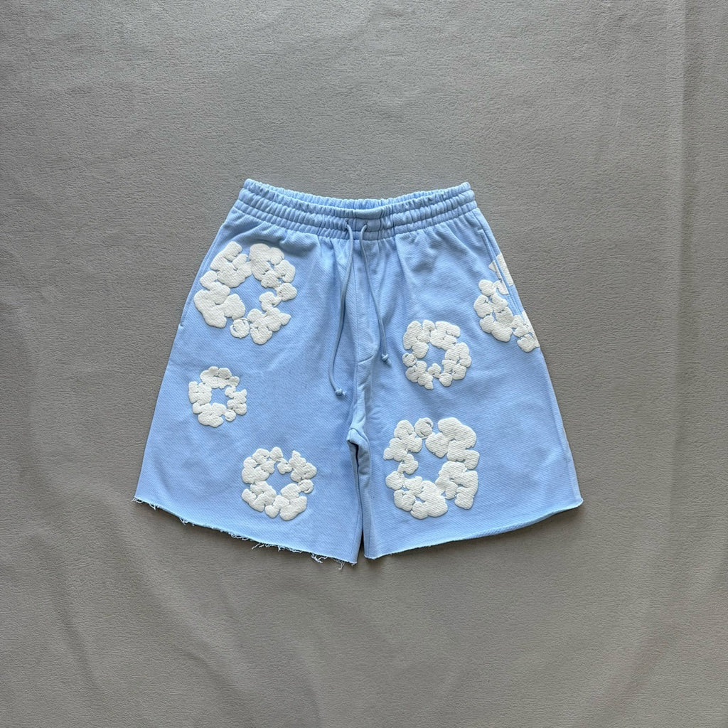 Denim Tears The Cotton Wreath Powder Sweatshorts
