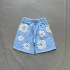 Denim Tears The Cotton Wreath Powder Sweatshorts