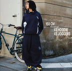 Mertra BIGSTEP HOOD - Navy/White