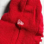 Supreme x New Era Ski Mask - Red/White
