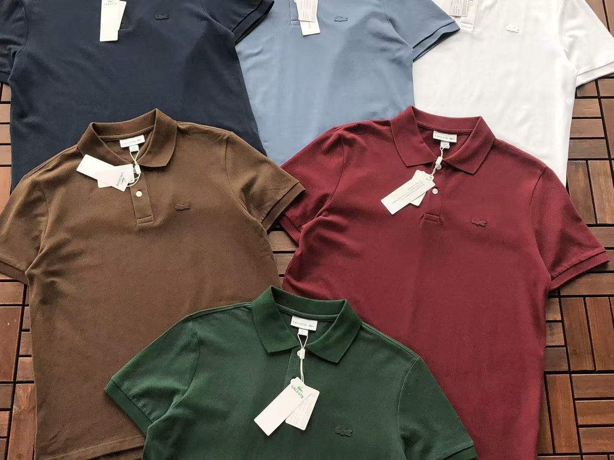 Lacoste Garment-Dyed Tonal Logo Polo Shirt