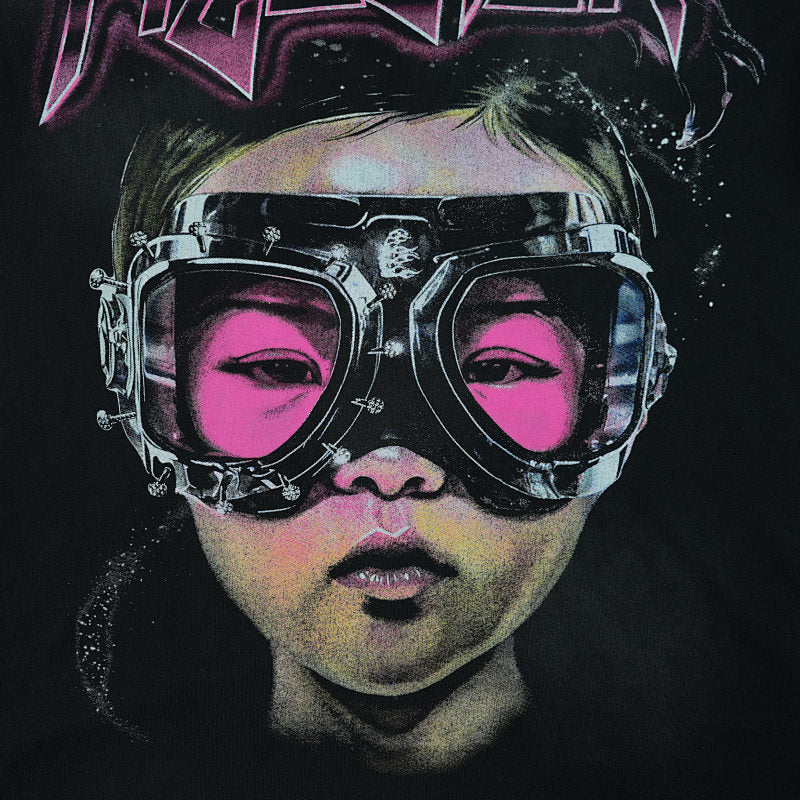 Hellstar The Future T-Shirt Black/Pink