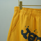Sp5Der Logo Sweatpants Yellow