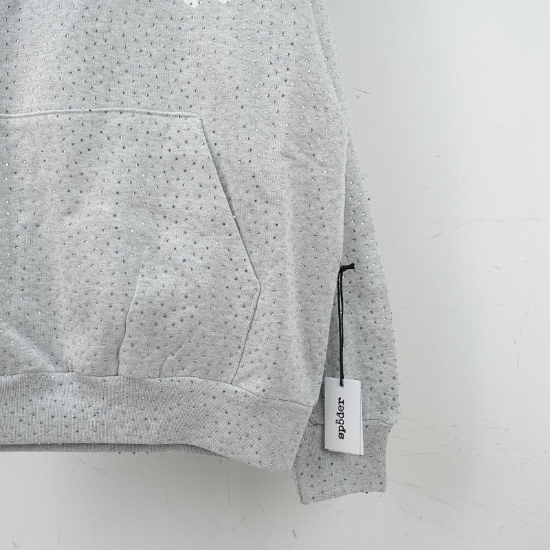 Sp5Der Vvs Hoodie Heather Grey