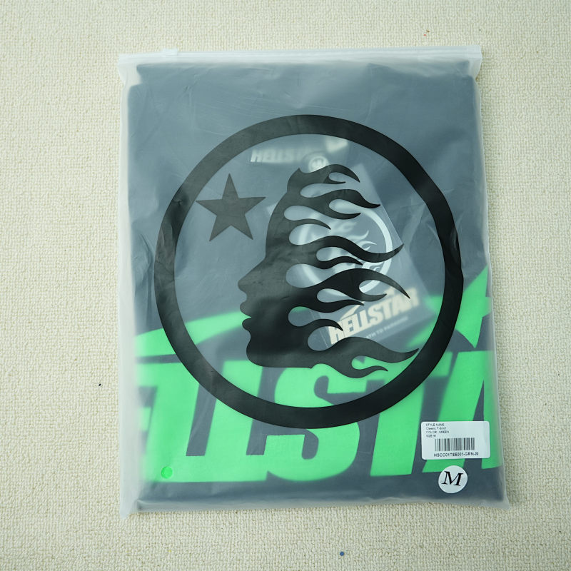 Hellstar Classic T-Shirt (Regular Print) Black/Green