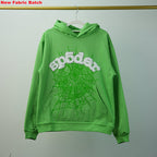 Sp5Der Web Hoodie Slime Green