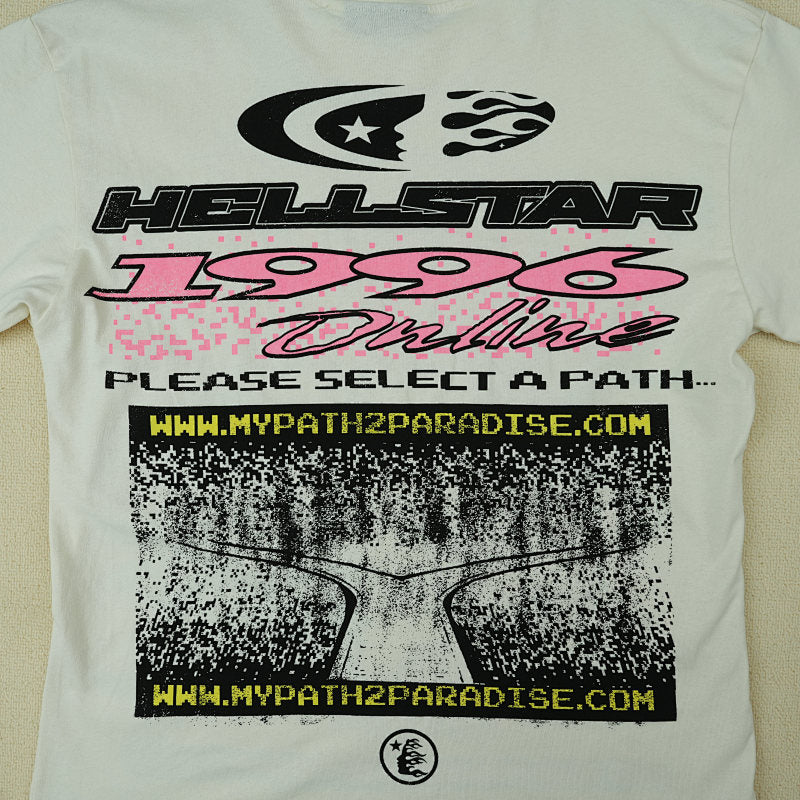 Hellstar Pixelt-Shirtwhite
