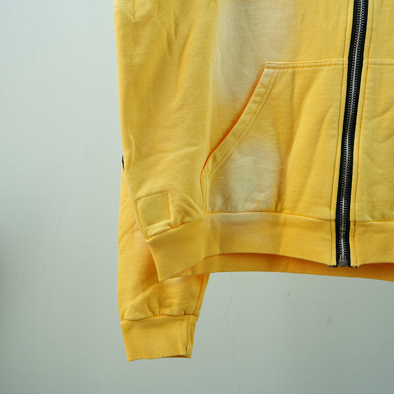 Hellstar Sports Zip-Up Sweatshirtyellow