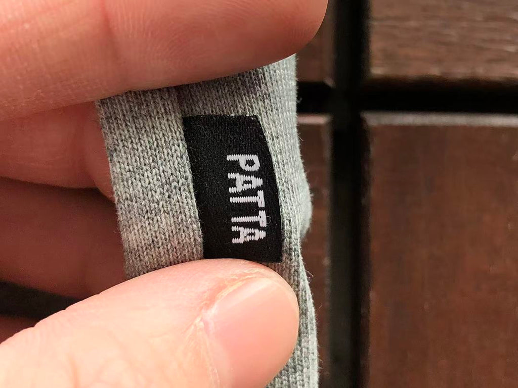 Grey Green Logo Patta T-Shirt