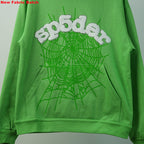 Sp5Der Web Hoodie Slime Green