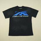 Hellstar Gel Sport Logo (Black/Blue) Tshirt Black/Blue