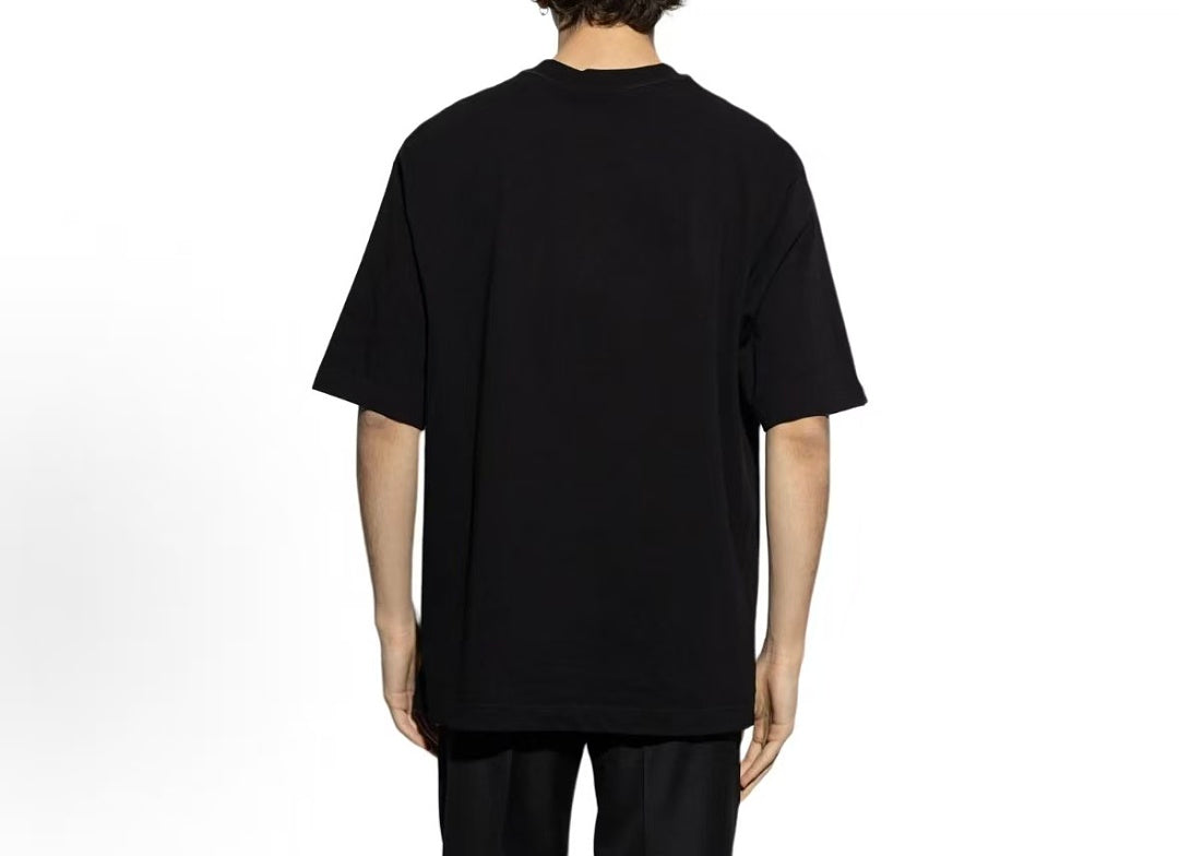 Black White Green Logo Gucci T-Shirt