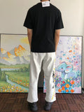 White Logo Brunello Cucinelli T-Shirt