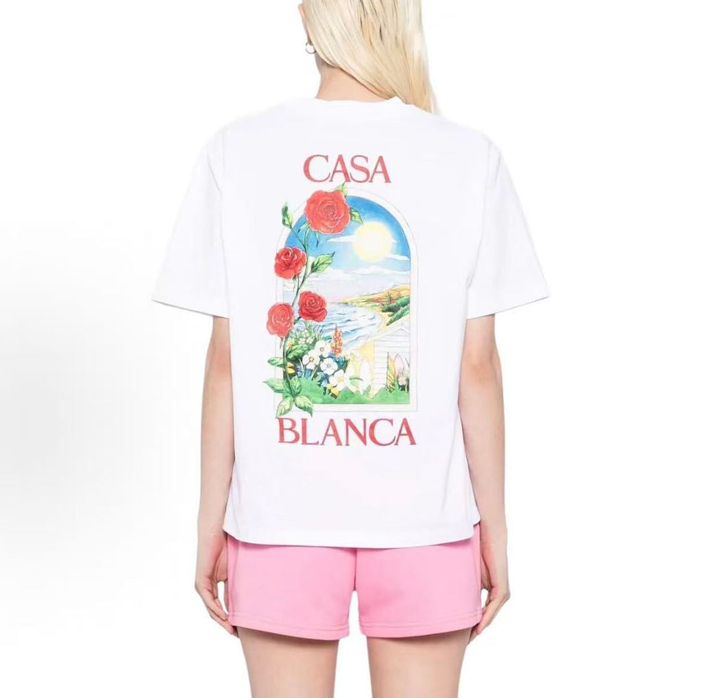 Black White Graphic Casablanca T-Shirt