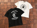 Black White Horseshoe Graphic Chrome Hearts T-Shirt