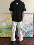 Black Navy Small Logo Fendi T-Shirt