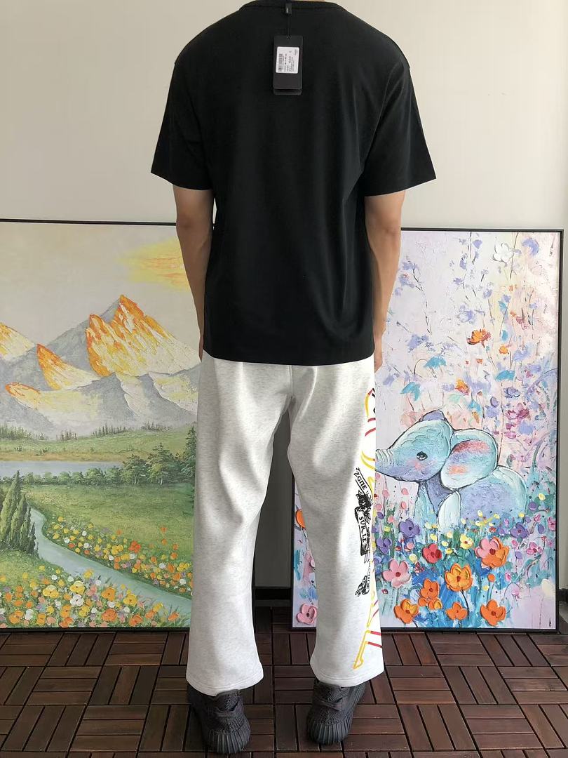 Black Navy Small Logo Fendi T-Shirt