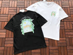 Black White Gradient Graphic Casablanca T-Shirt