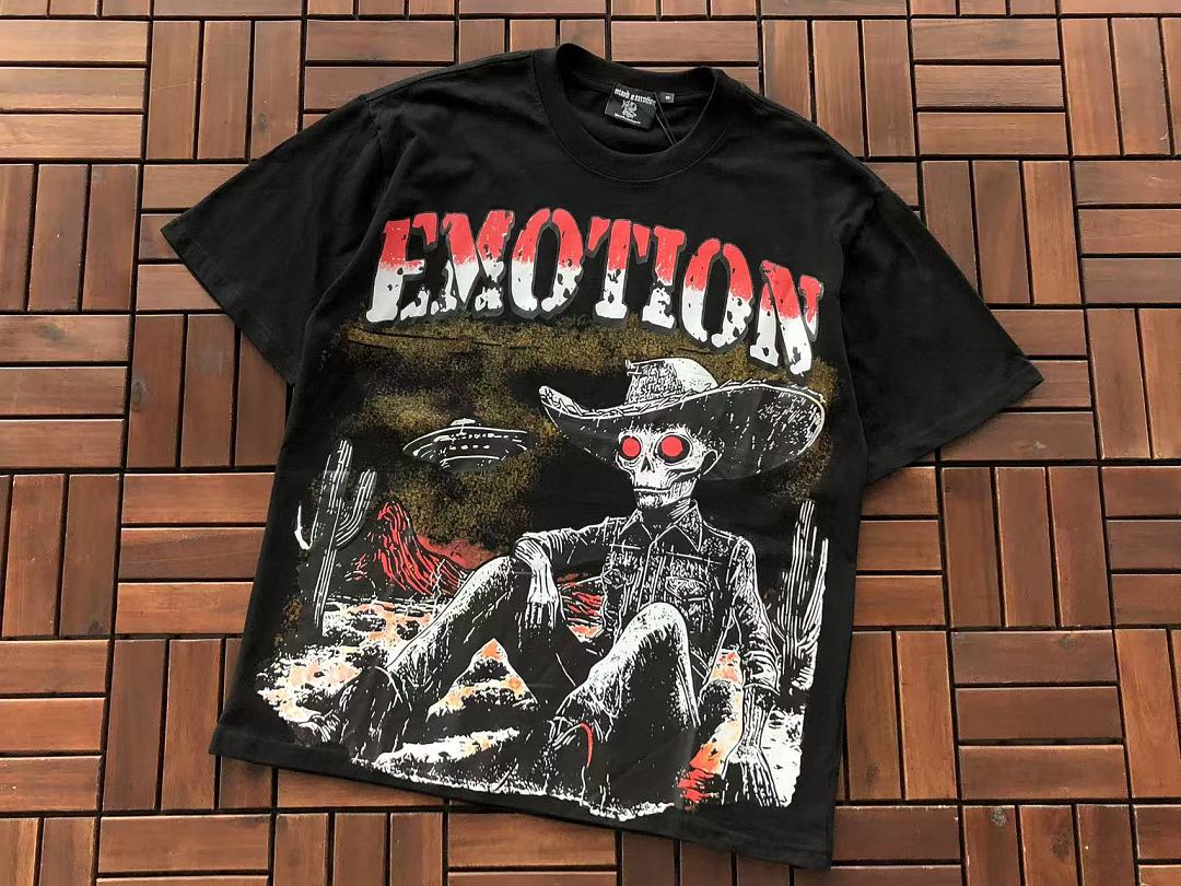 Black Emotion Graphic T-Shirt