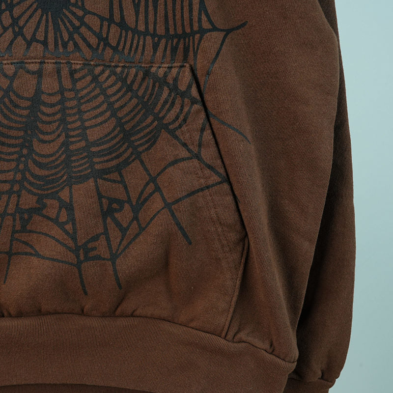 SP5DER BROWN Hoodie