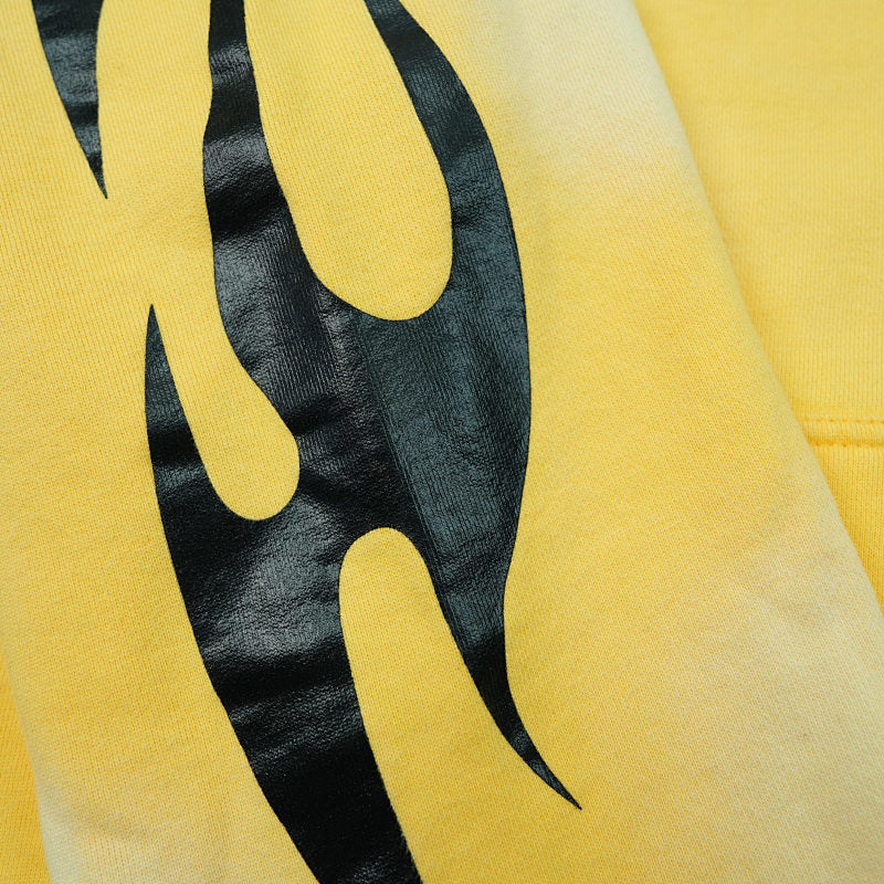Hellstar Sports Zip-Up Sweatshirtyellow