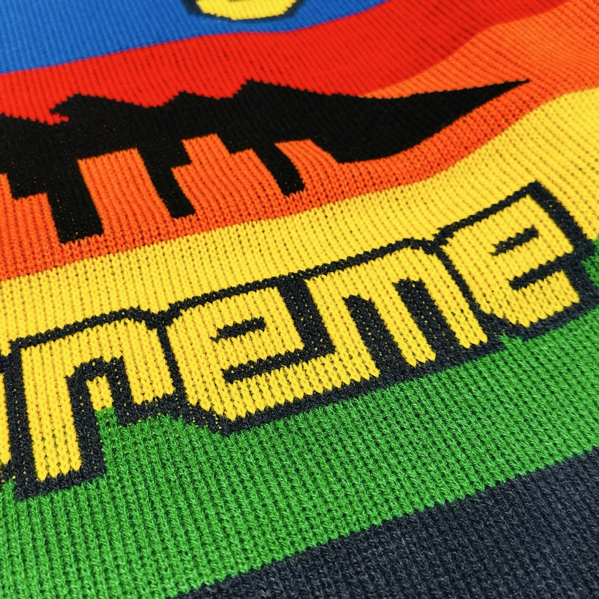 Supreme Denver Nuggets Rainbow Knit Sweater