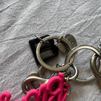 Balenciaga Keychain - Black/White/Multicolor