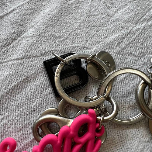 Balenciaga Keychain - Black/White/Multicolor