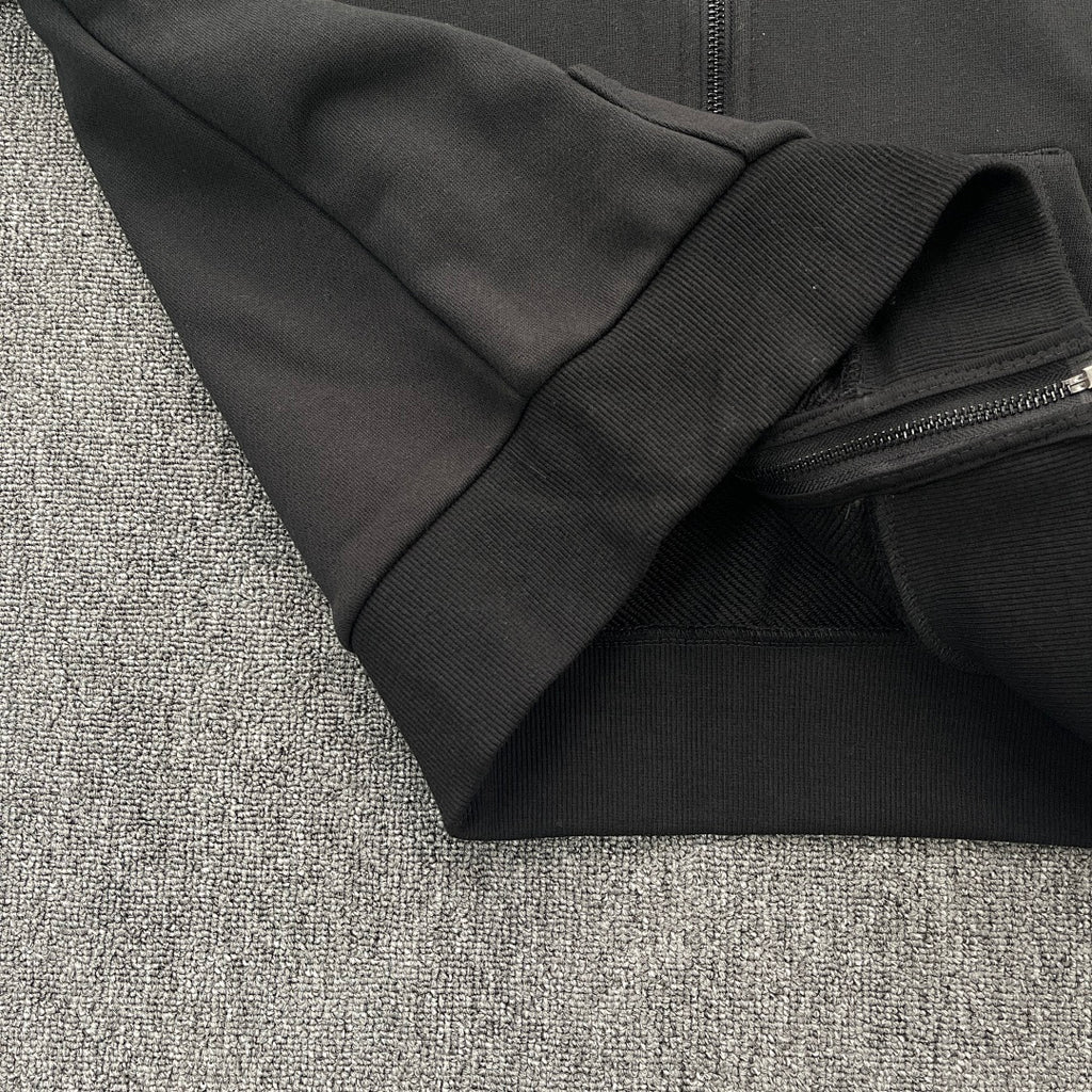 Zip Hoodie Black