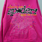 Sp5der P*NK V2 Hoodie Pink