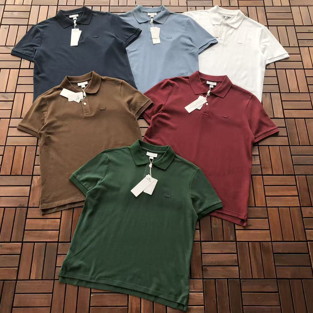 Lacoste Garment-Dyed Tonal Logo Polo Shirt