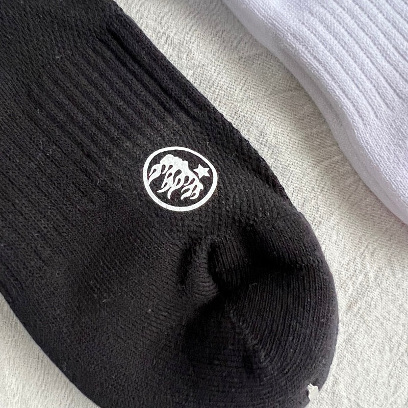 Premium Socks - Black/White
