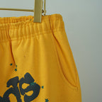 Sp5Der Logo Sweatpants Yellow